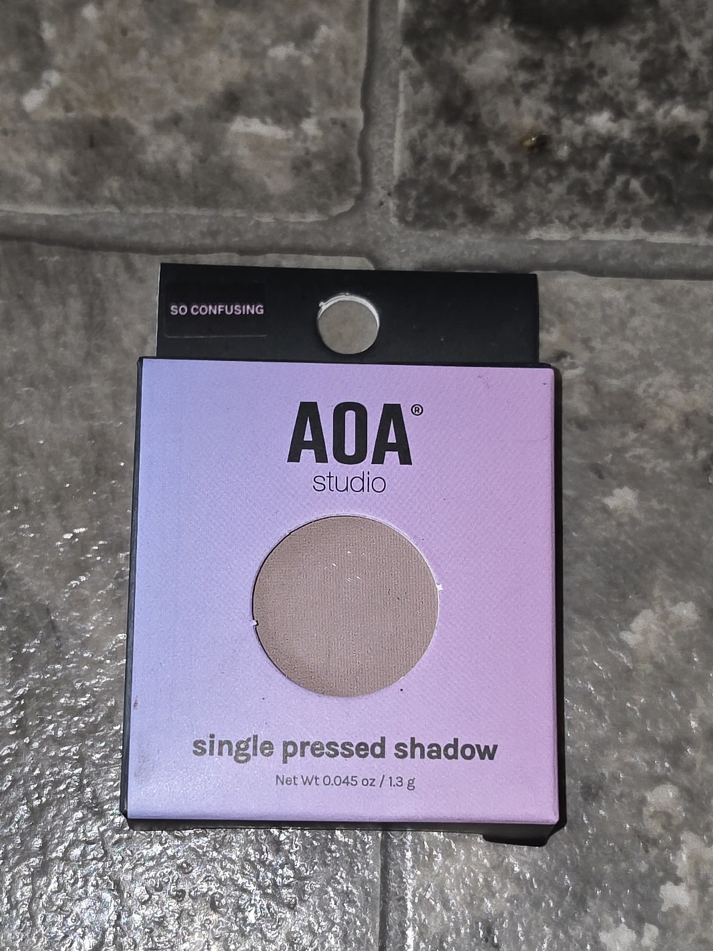 AOA Studio Single Pressed Shadow — So Confusing - Matte BNIB